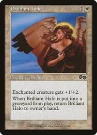 Brilliant Halo - Urza's Saga - Magic: The Gathering card