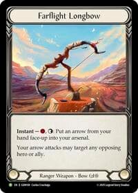 Farflight Longbow - GEM Pack 4 - Flesh and Blood TCG card
