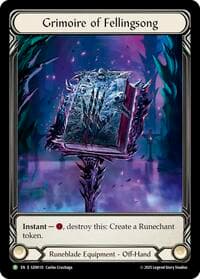 Grimoire of Fellingsong - GEM Pack 4 - Flesh and Blood TCG card