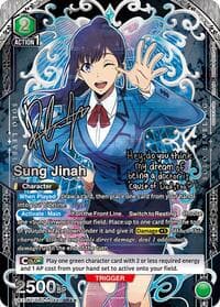 Sung Jinah (044) (SR**) - UE17BT: SOLO LEVELING - Union Arena card