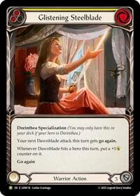 Glistening Steelblade - GEM Pack 4 - Flesh and Blood TCG card