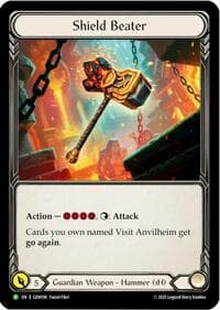 Shield Beater - GEM Pack 4 - Flesh and Blood TCG card