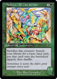 Sakura-Tribe Elder (2518) - Secret Lair Drop Series - Magic: The Gathering card