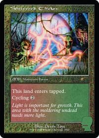 Sheltered Thicket - Secret Lair Drop Series - Magic: The Gathering card