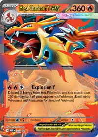 Mega Charizard Y ex - 030 - ME: Mega Evolution Promo - Pokemon card