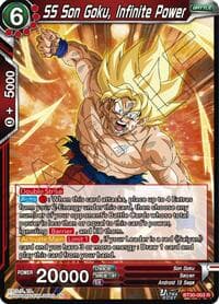 SS Son Goku, Infinite Power - Three Glorious Fighters - Dragon Ball Super: Masters card