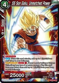 SS Son Goku, Unmatched Power - Three Glorious Fighters - Dragon Ball Super: Masters card