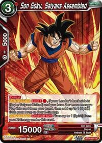 Son Goku, Saiyans Assembled - Three Glorious Fighters - Dragon Ball Super: Masters card