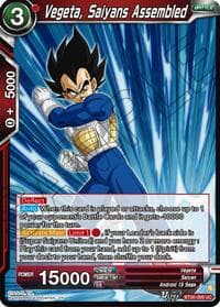 Vegeta, Saiyans Assembled - Three Glorious Fighters - Dragon Ball Super: Masters card