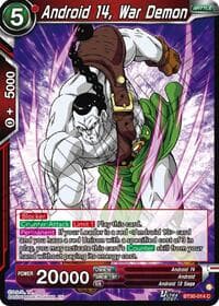 Android 14, War Demon - Three Glorious Fighters - Dragon Ball Super: Masters card