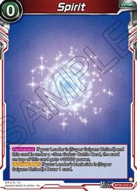 Spirit - Three Glorious Fighters - Dragon Ball Super: Masters card