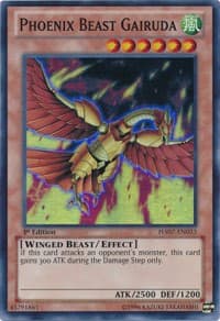 Phoenix Beast Gairuda - Hidden Arsenal 7: Knight of Stars - YuGiOh card