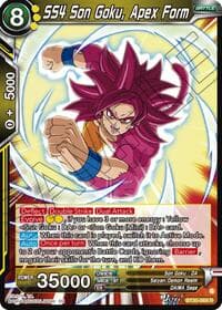 SS4 Son Goku, Apex Form - Three Glorious Fighters - Dragon Ball Super: Masters card