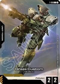 Graze Custom (T-016) Token (Premium Card Collection Gundam Assemble) - Gundam Promotional Cards - Gundam Card Game card