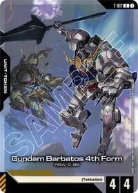 Gundam Barbatos 4th Form (T-017) Token (Premium Card Collection Gundam Assemble) - Gundam Promotional Cards - Gundam Card Game card