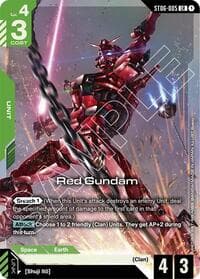 Red Gundam (Premium Card Collection Gundam Assemble) - Gundam Promotional Cards - Gundam Card Game card