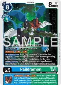 Paildramon - AD1-011 - Advanced Booster Digimon Generation - Digimon Card Game card