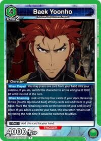 Baek Yoonho - UE17BT: SOLO LEVELING - Union Arena card