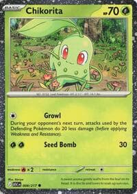 Chikorita (Cosmos Holo) - Miscellaneous Cards & Products - Pokemon card