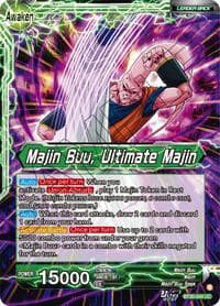 Majin Buu // Majin Buu, Ultimate Majin - Three Glorious Fighters - Dragon Ball Super: Masters card