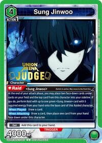 Sung Jinwoo (047) (Judge) - Union Arena Promotion Cards - Union Arena card