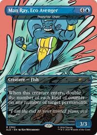 Man Ray, Eco Avenger - Deepglow Skate - Secret Lair Drop Series - Magic: The Gathering card