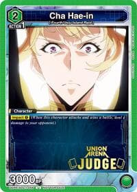 Cha Hae-in (056) (Judge) - Union Arena Promotion Cards - Union Arena card
