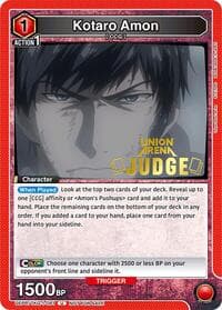 Kotaro Amon (081) (Judge) - Union Arena Promotion Cards - Union Arena card