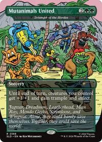 Mutanimals United - Triumph of the Hordes - Secret Lair Drop Series - Magic: The Gathering card