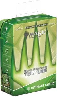 Magic: The Gathering: Teenage Mutant Ninja Turtles Art Sleeves - Turtle Planeswalker Symbol (100-Pack) - Ultimate Guard Card Sleeves - Card Sleeves card