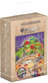 Magic: The Gathering: Teenage Mutant Ninja Turtles Art Sleeves - Pizza Box (100-Pack) - Ultimate Guard Card Sleeves - Card Sleeves card