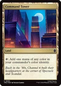 Command Tower (Surge Foil) - Commander: Teenage Mutant Ninja Turtles - Magic: The Gathering card