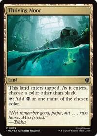 Thriving Moor (Surge Foil) - Commander: Teenage Mutant Ninja Turtles - Magic: The Gathering card
