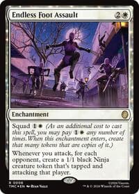 Endless Foot Assault (Surge Foil) - Commander: Teenage Mutant Ninja Turtles - Magic: The Gathering card