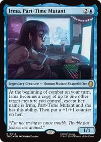 Irma, Part-Time Mutant (Surge Foil) - Commander: Teenage Mutant Ninja Turtles - Magic: The Gathering card