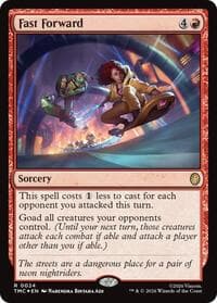 Fast Forward (Surge Foil) - Commander: Teenage Mutant Ninja Turtles - Magic: The Gathering card