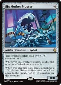 Big Mother Mouser (Surge Foil) - Commander: Teenage Mutant Ninja Turtles - Magic: The Gathering card