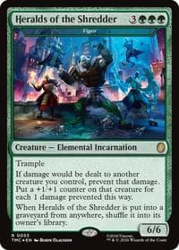 Heralds of the Shredder - Vigor (Surge Foil) - Commander: Teenage Mutant Ninja Turtles - Magic: The Gathering card