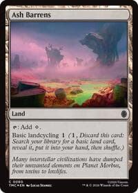 Ash Barrens (Surge Foil) - Commander: Teenage Mutant Ninja Turtles - Magic: The Gathering card
