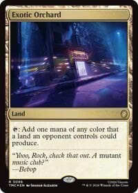 Exotic Orchard (Surge Foil) - Commander: Teenage Mutant Ninja Turtles - Magic: The Gathering card