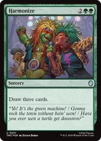 Harmonize (Surge Foil) - Commander: Teenage Mutant Ninja Turtles - Magic: The Gathering card