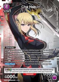 Cha Hae-in (011) (SR*) - UE17BT: SOLO LEVELING - Union Arena card