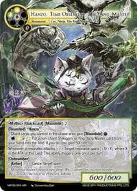 Hanzo, Time-Observing Yin-Yang Master - Masterpiece Collection 03 "Dimensional Hope" - Force of Will card