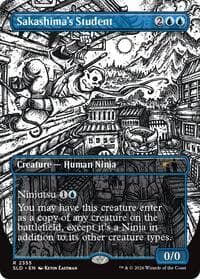 Sakashima's Student (2355) - Secret Lair Drop Series - Magic: The Gathering card