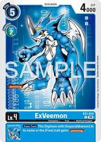 ExVeemon - EX1-014 (Reprint) - Advanced Booster Digimon Generation - Digimon Card Game card