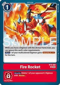 Fire Rocket (Reprint) - Advanced Booster Digimon Generation - Digimon Card Game card