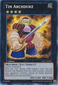Tin Archduke - Hidden Arsenal 7: Knight of Stars - YuGiOh card