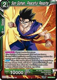 Son Gohan, Peaceful Respite - Three Glorious Fighters - Dragon Ball Super: Masters card