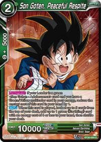 Son Goten, Peaceful Respite - Three Glorious Fighters - Dragon Ball Super: Masters card