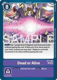 Dead or Alive (Reprint) - Advanced Booster Digimon Generation - Digimon Card Game card